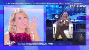 raffaellla carrà lascia tv barbara d'urso