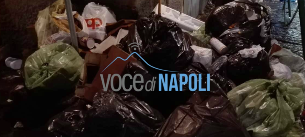 Quartieri Spagnoli, la "sosta" selvaggia dei rifiuti