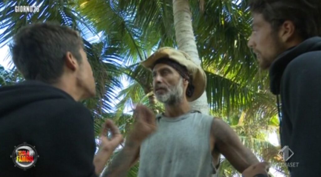 Rissa all'Isola dei Famosi, Raz Degan e Moreno litigano violentemente
