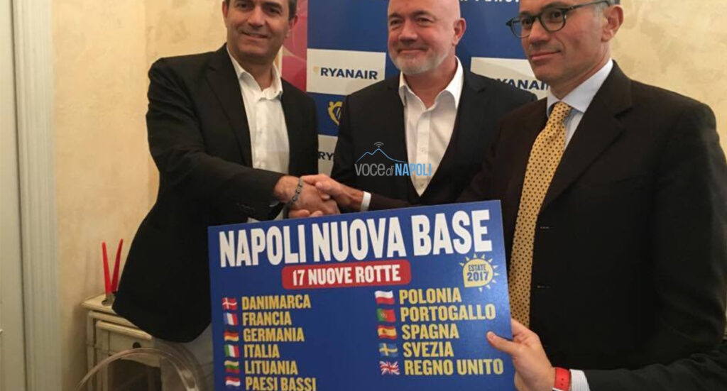 Ryanair, a Napoli 750 posti di lavoro. Il Sindaco De Magistris: "Grande opportunità per la città"