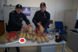 San Giorgio a Cremano, la Polizia sequestra 40kg di bombe fatte in casa