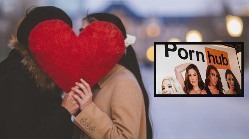 'PornHub', l'iniziativa per San Valentino: video premium gratis