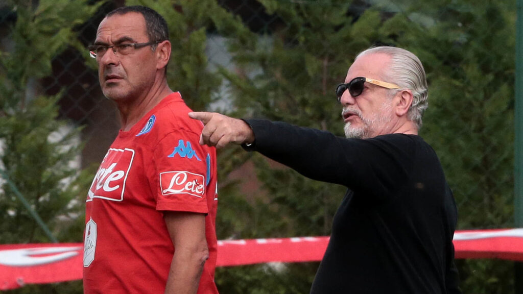 Sarri, sirene inglesi per il tecnico del Napoli: ADL lavora per il nuovo contratto