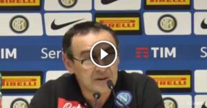 Sarri e la stampa nazionale sempre contro: "Vi auto-criticate da soli"
