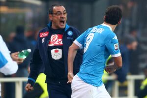 Sarri: "Higuain? Sono amareggiato, neanche una telefonata. La Juve è favorita"