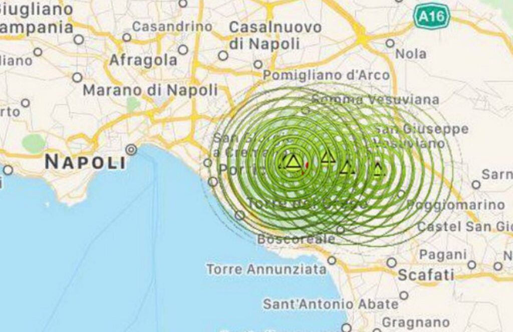 Sciame sismico sul Vesuvio, due lievi scosse in un solo giorno