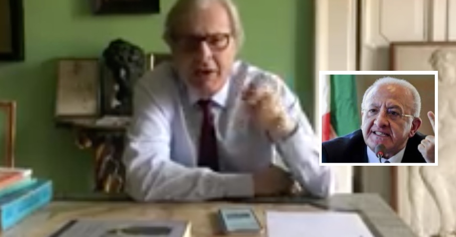 Sgarbi: "Polemica inutile, nessuna offesa. I napoletani sono intelligenti"