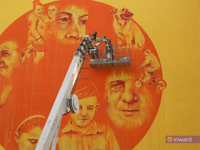 Street art: nuova opera al Parco dei murales di Ponticelli