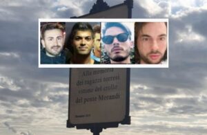 Torre del Greco, una targa per le vittime del ponte Morandi