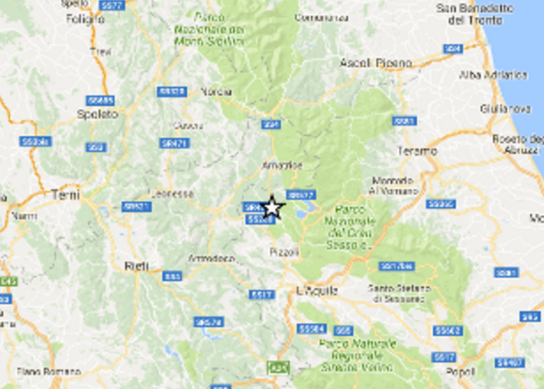Terremoto in provincia dell'Aquila: nuova scossa di magnitudo 4
