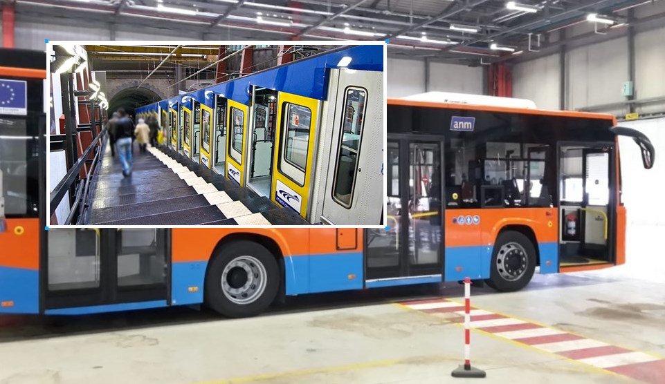 Napoli, l'estate nera dei trasporti: sospensione di bus e funicolare
