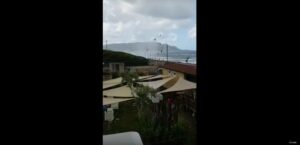 Tromba d'aria a Castellabate, un altro video che mostra la forza della perturbazione