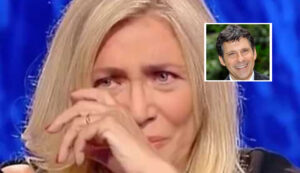 Mara Venier si commuove quando Insinna nomina Fabrizio Frizzi