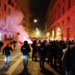 Panico a Santa Lucia, scontri tra manifestanti e polizia