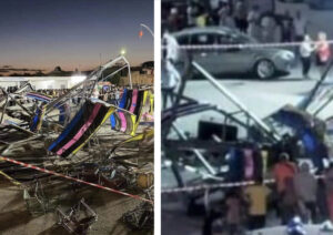 Crollo giostra Palma Campania