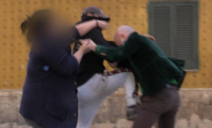 Aggredito Luca Abete