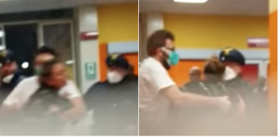 Aggressione all'ospedale dei Pellegrini