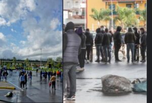 Arzano, continua la protesta contro il lockdown: strade bloccate