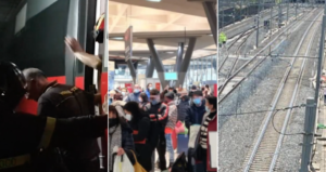 Caos alla stazione centrale di Napoli