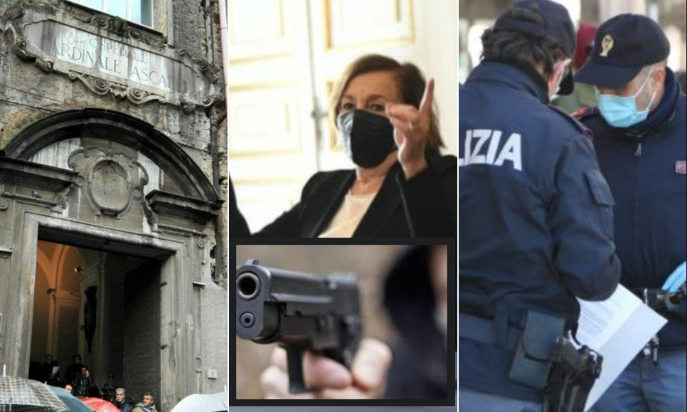 Colpo d'arma da fuoco contro il Pascale