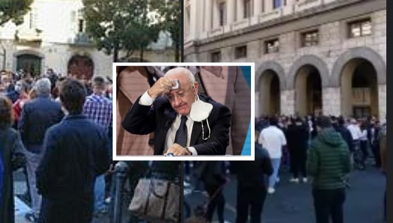 Cprofuoco in Campania, scoppia la protesta anche a Salerno: manifestazione e blocchi stradali