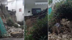 Crolla balcone a Posillipo