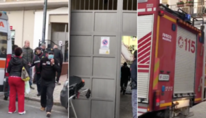 Crollo di una palazzina a Cancello Scalo