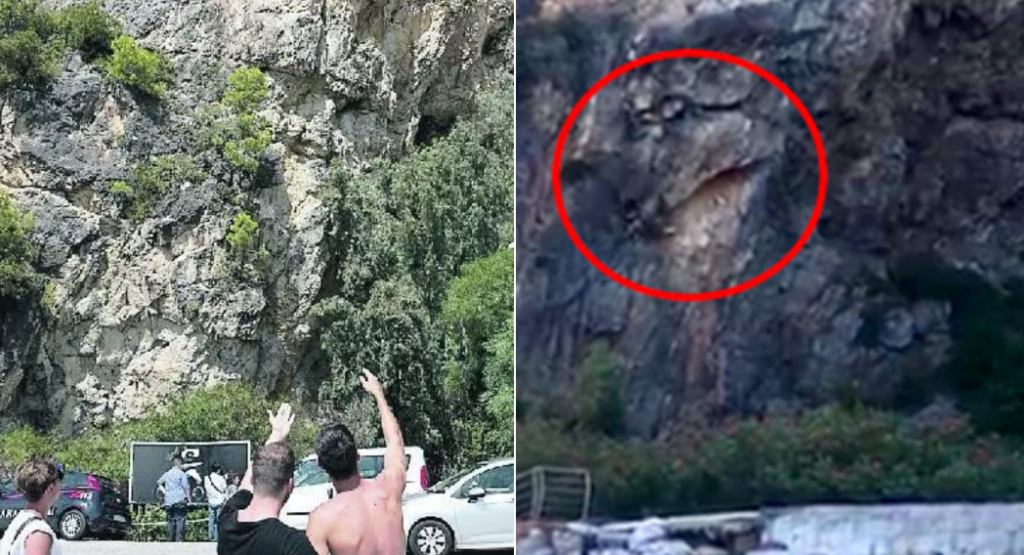 Cadono massi a Camerota