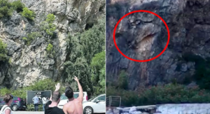 Cadono massi a Camerota