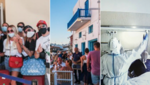 Due giovani napoletani da Mykonos ricoverati al Cotugno