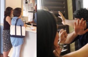 Ex marito e moglie si picchiano in banca a Salerno