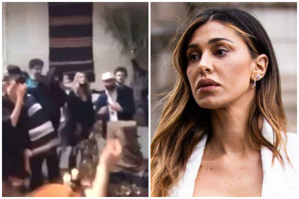 Bufera per Belen, partecipa alla festa dove tutti ballano senza mascherina