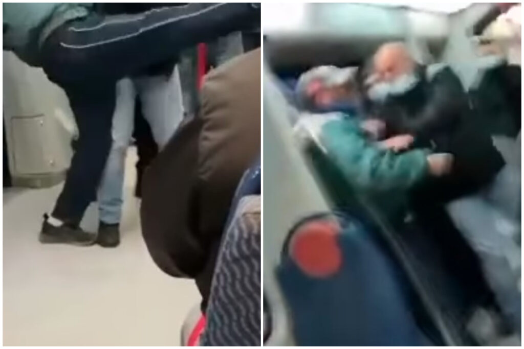 Una violenta lite è scoppiata su un treno della Circumvesuviana, degenerando in una vera e propria rissa. La scena è stata ripresa e postata sui social, diventando in poco tempo virale.