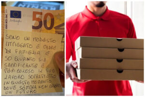 Il cuore d'oro di un impiegato napoletano, regala 50 euro al fattorino di un ristorante