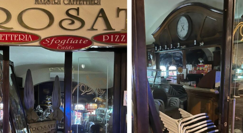 Furto con scasso Bar Rosati