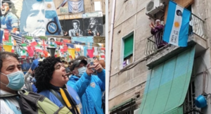 I cori dei tifosi argentini per la nonnina napoletana