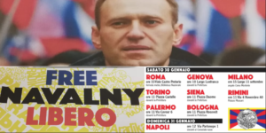 Sit-in del Partito Radicale al Consolato russo di Napoli