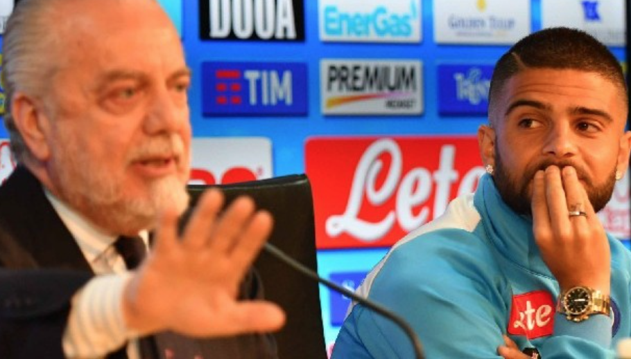 Insigne, De Laurentiis, Napoli