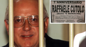 Manifesti funebri per Raffaele Cutolo