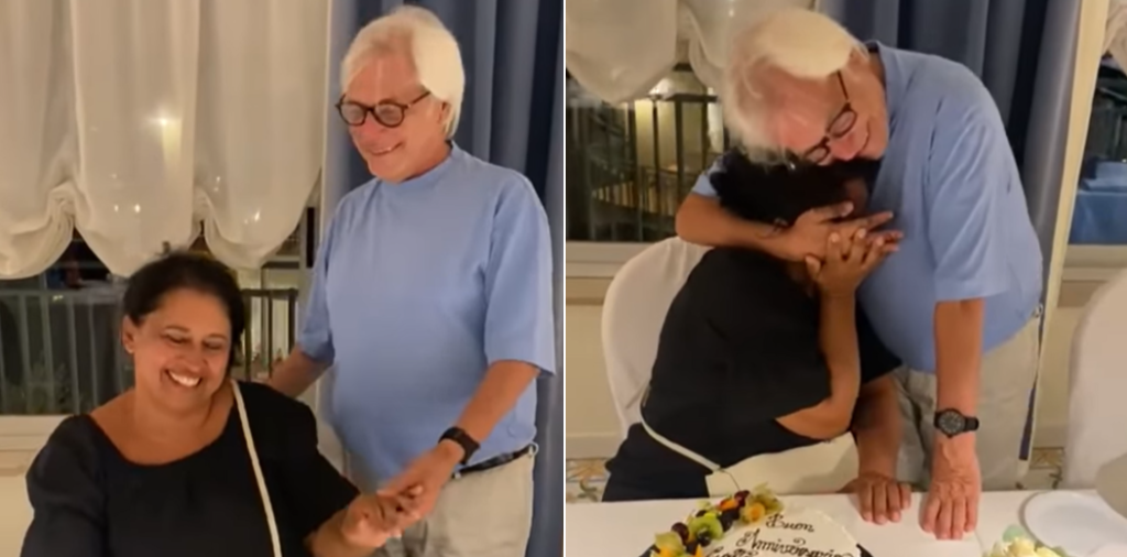 Nino D'Angelo festeggia il suo anniversario