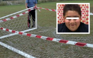 Parla il fratello di Gabriele morto a 12 anni schiacciato da una porta del campo di calcio