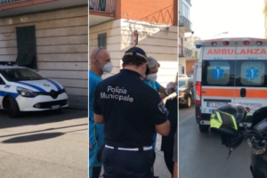 Pastore tedesco cade dal terzo piano e sfonda un'auto nel Napoletano