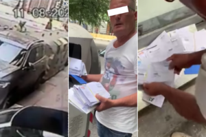 Postino getta la posta nella spazzatura a Napoli