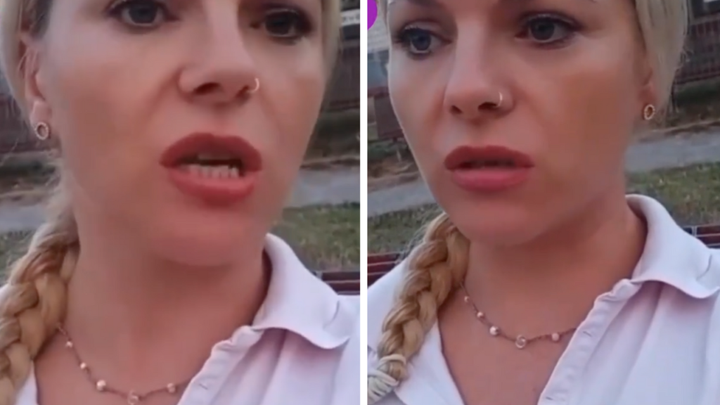 donna sbeffeggia italiani su tik tok
