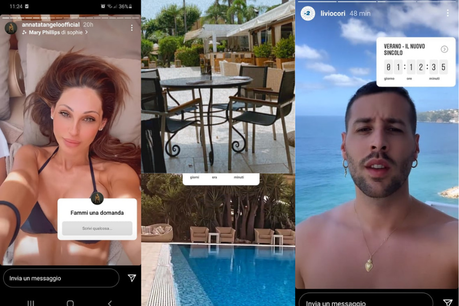 Anna Tatangelo Livio cori Sorrento