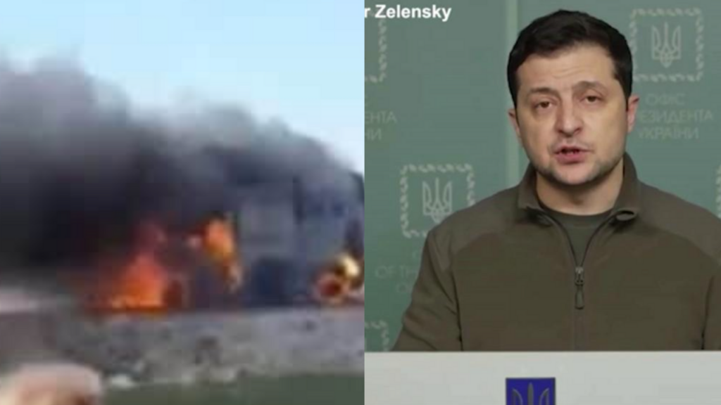 zelensky ambulanza bombardata