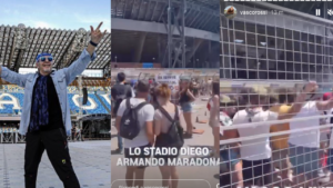 Vasco Rossi stadio Maradona