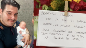 bambino nato poliziotto napoli