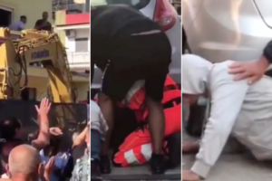 Proteste a Pianura contro gli abbattimenti e gli sgomberi