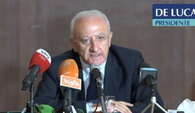 De Luca 'Re' della Campania, 'conquista ' Napoli e può fare a meno del Pd. Flop Salvini